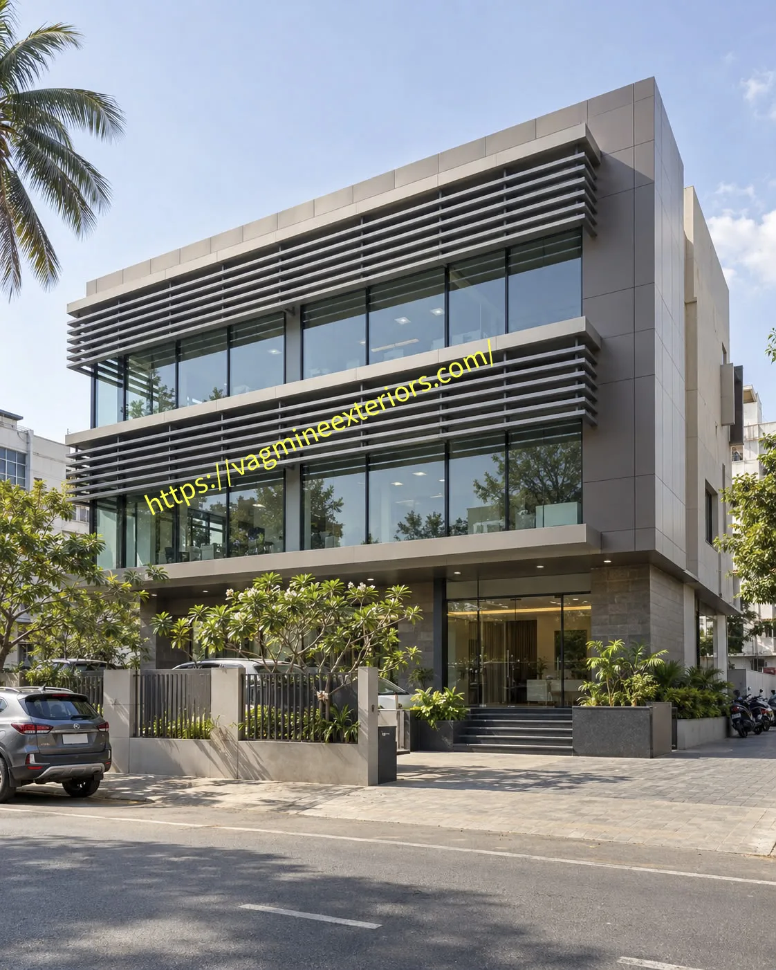 Horizontal Sunshade Louvers Image 2