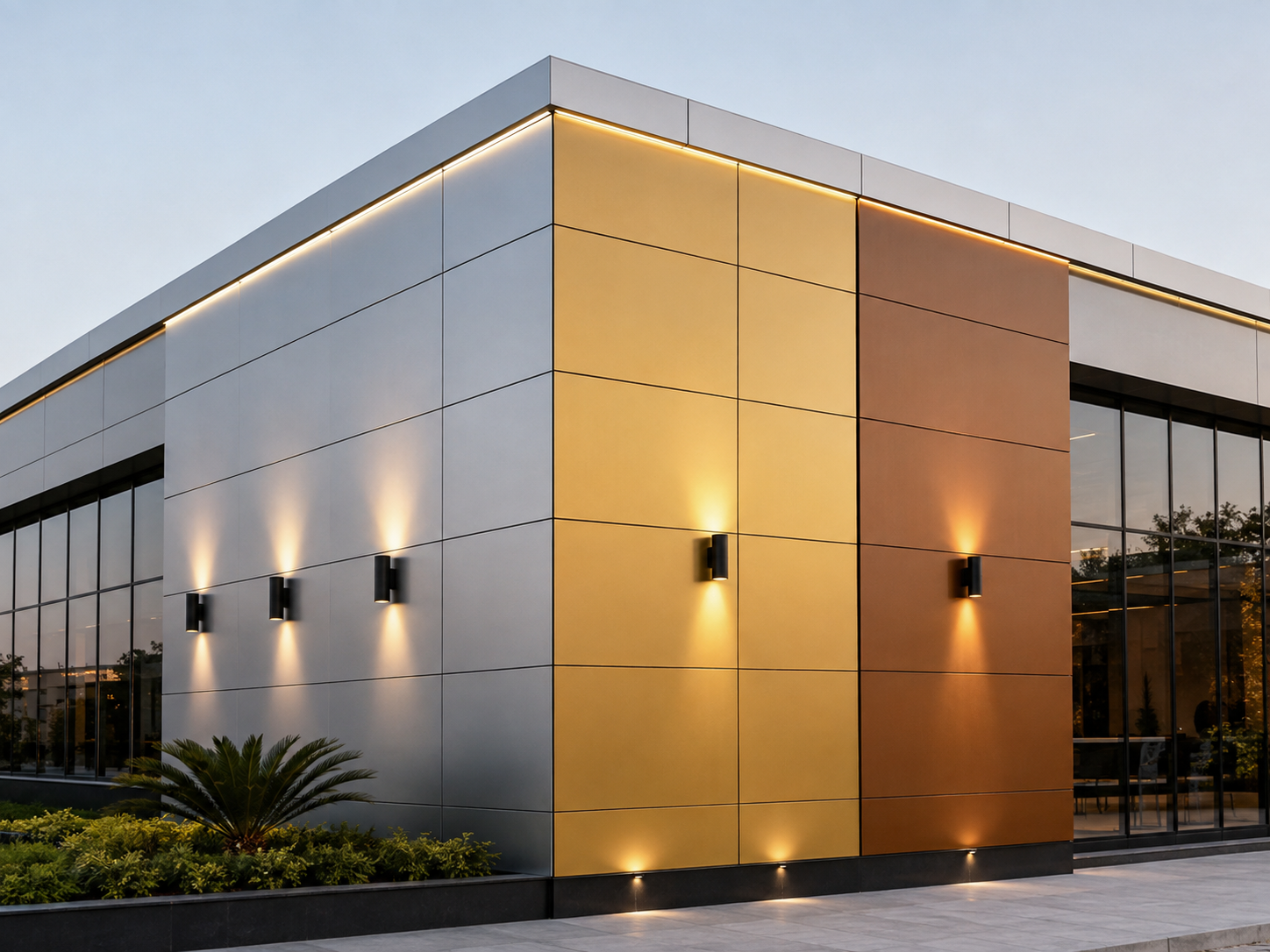 Metallic Silver, Gold &amp; Bronze Example Finish