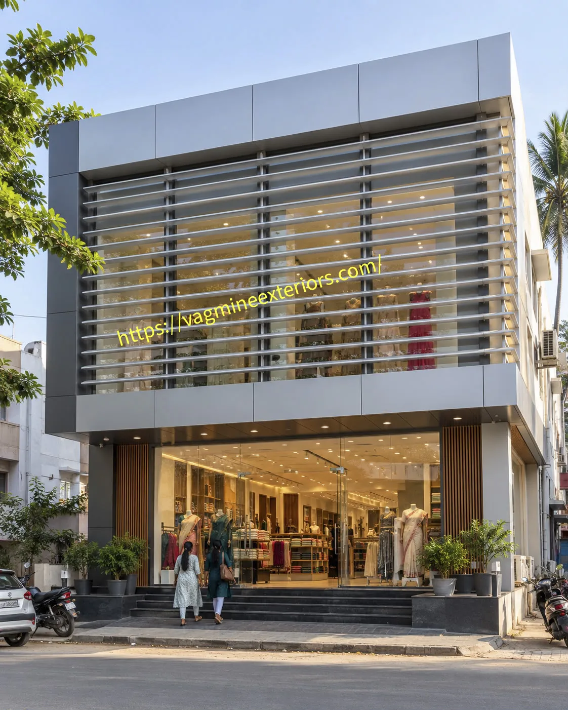 Horizontal Sunshade Louvers Image 3