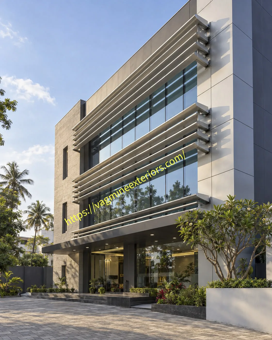 Horizontal Sunshade Louvers Image 10