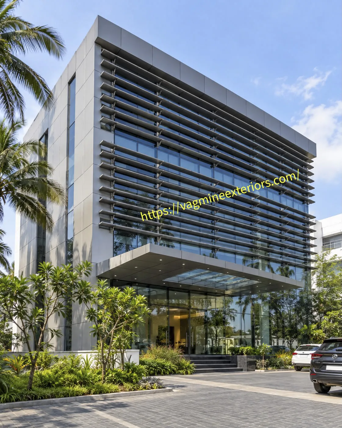 Horizontal Sunshade Louvers Image 4