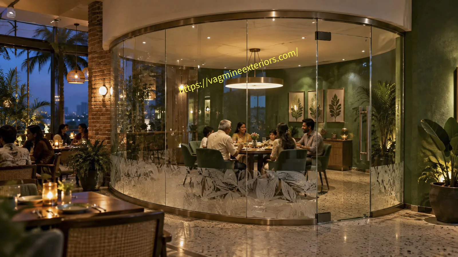 Frameless Toughened Glass Partition Image 5