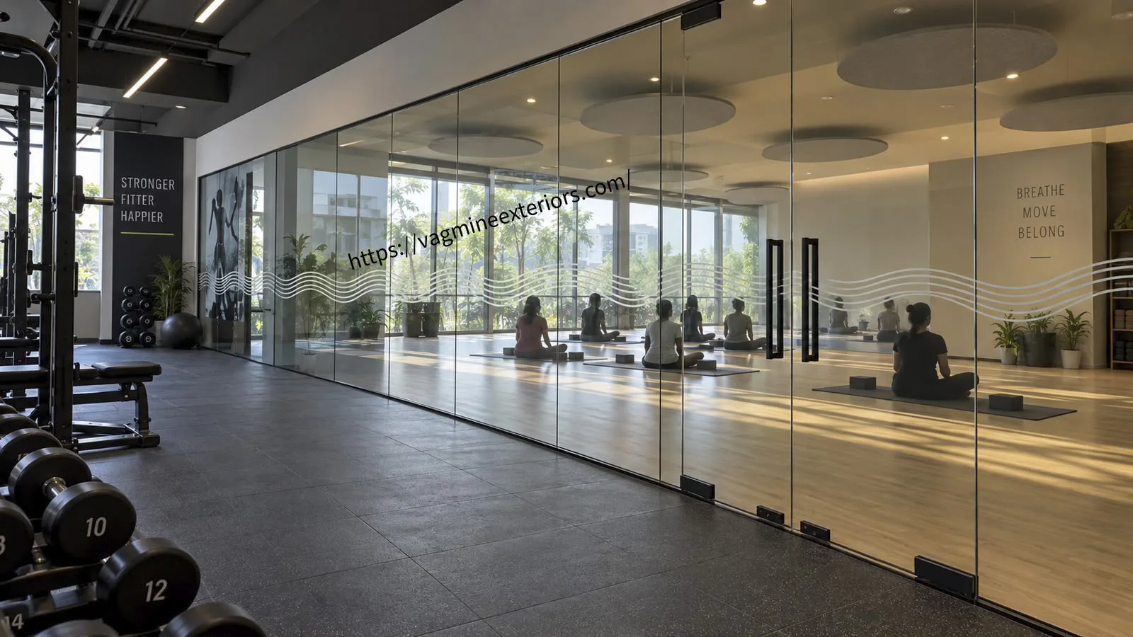 Frameless Toughened Glass Partition Image 7