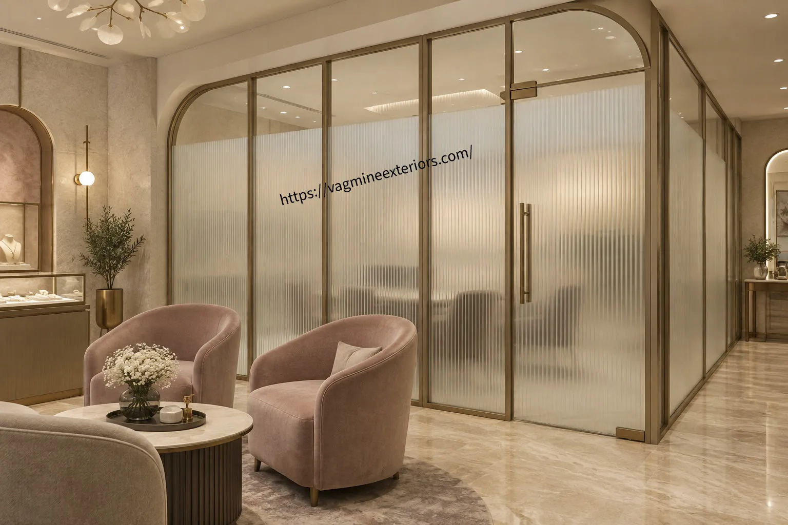 Frosted Glass Partition Image 3