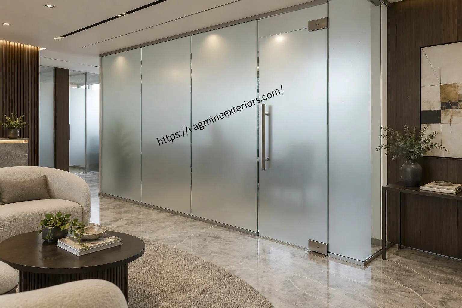 Frosted Glass Partition Image 4
