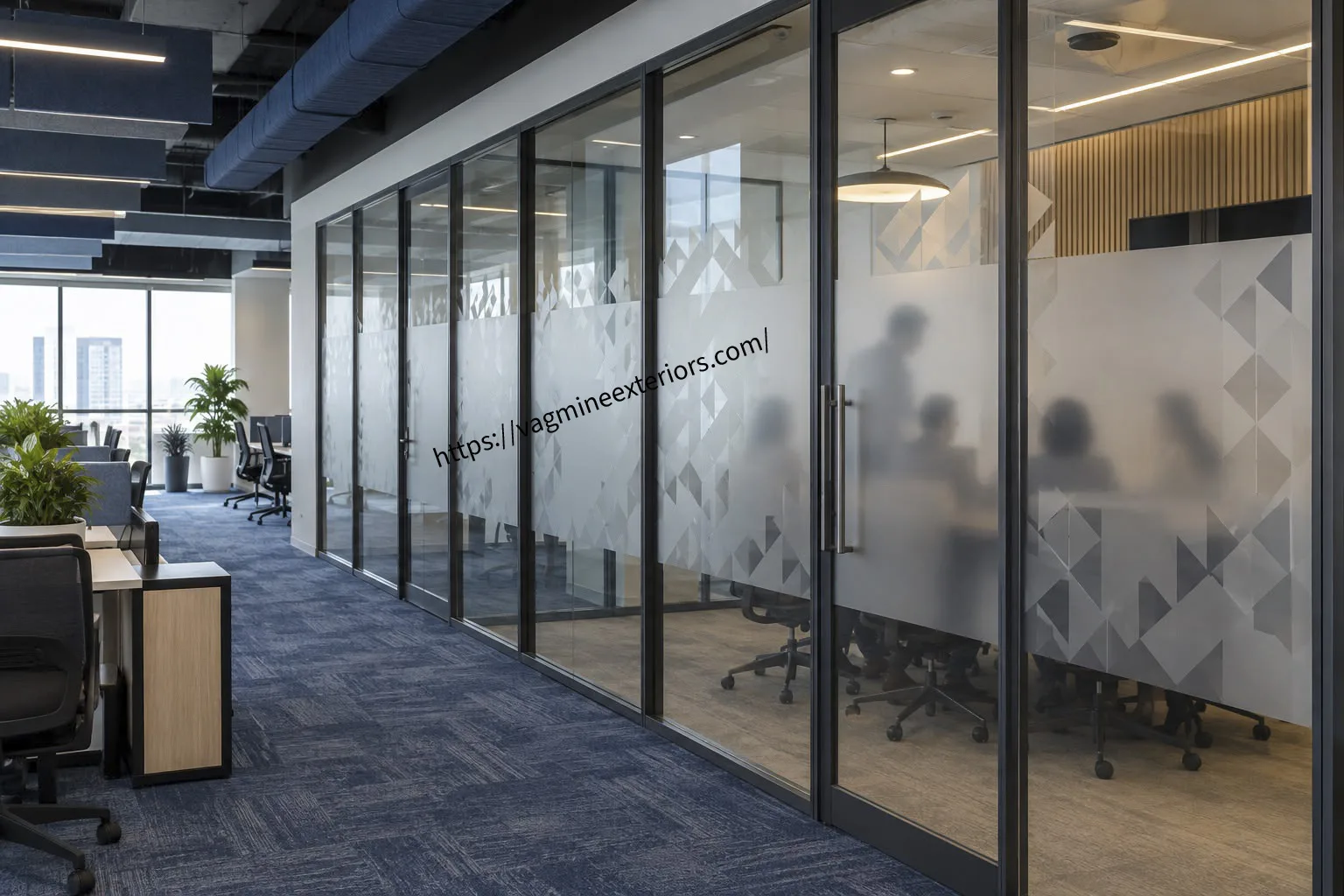 Frosted Glass Partition Image 5