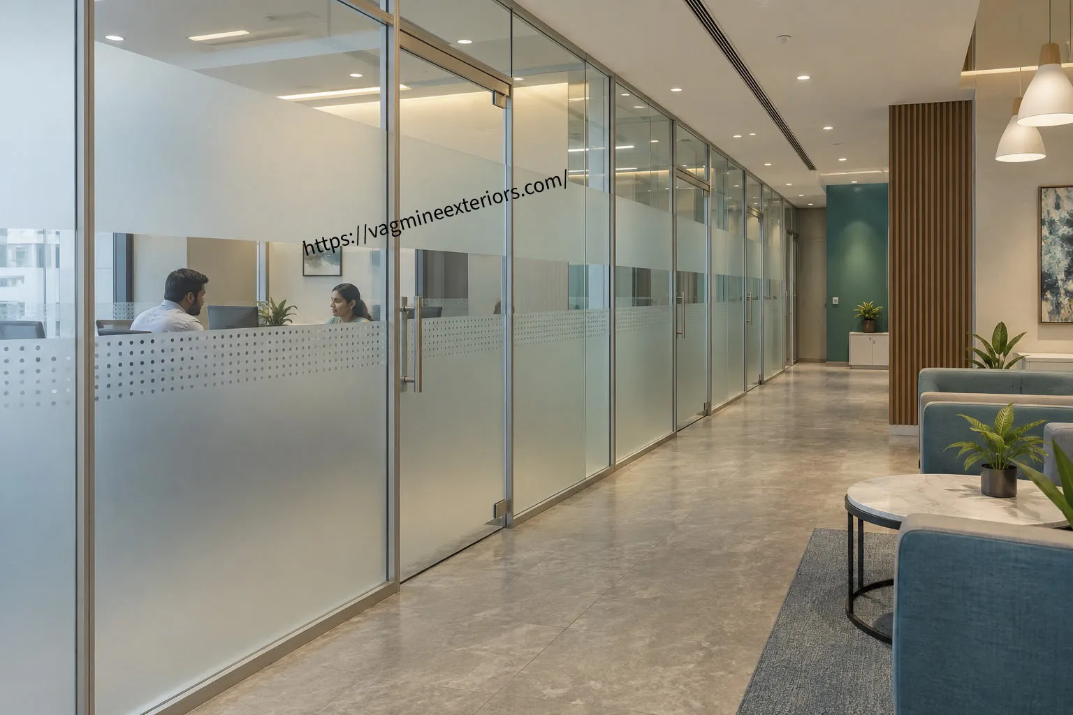 Frosted Glass Partition Image 6