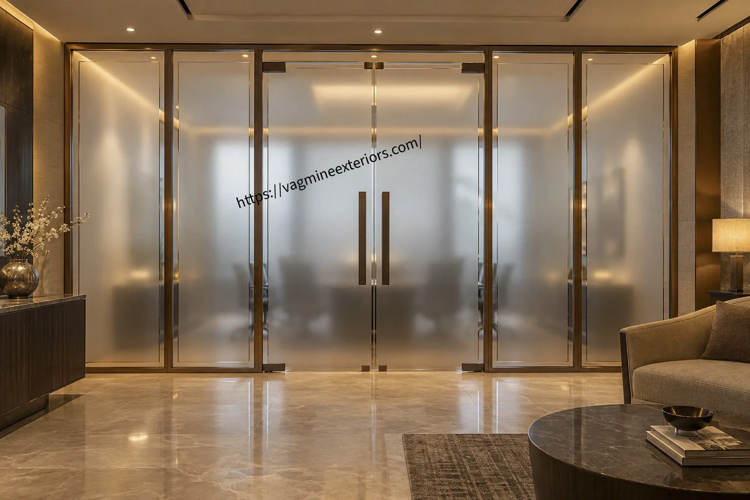 Frosted Glass Partition Image 7