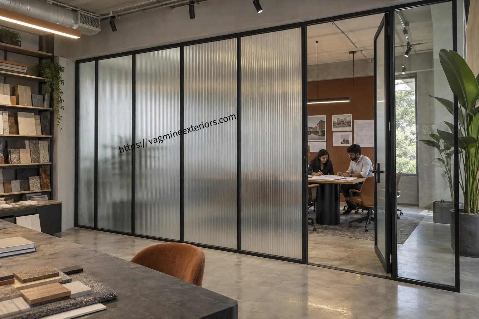 Frosted Glass Partition Image 8