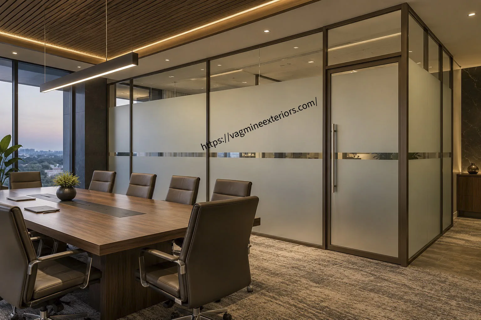 Frosted Glass Partition Image 9