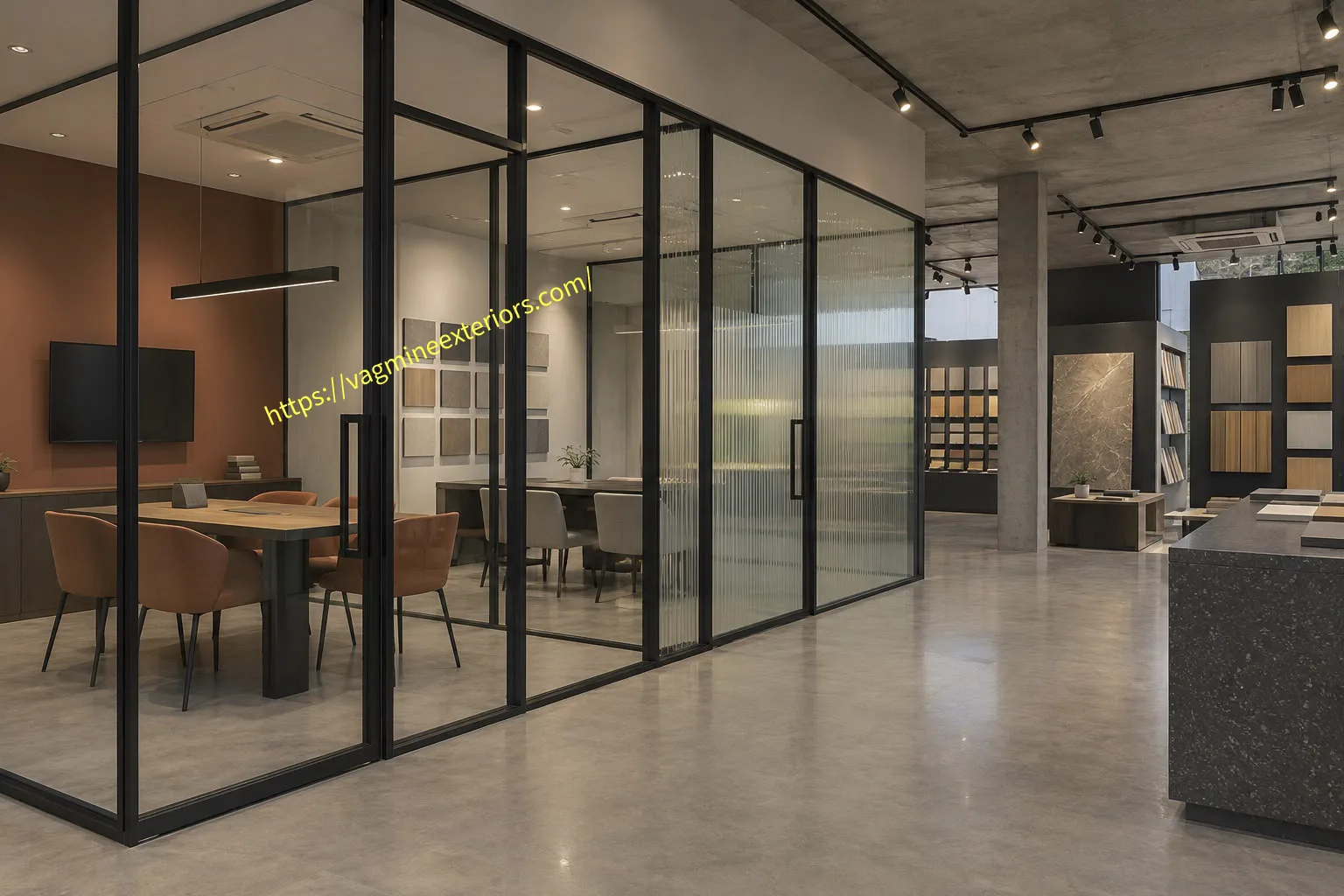 Single Glazed Glass Partition Image 7
