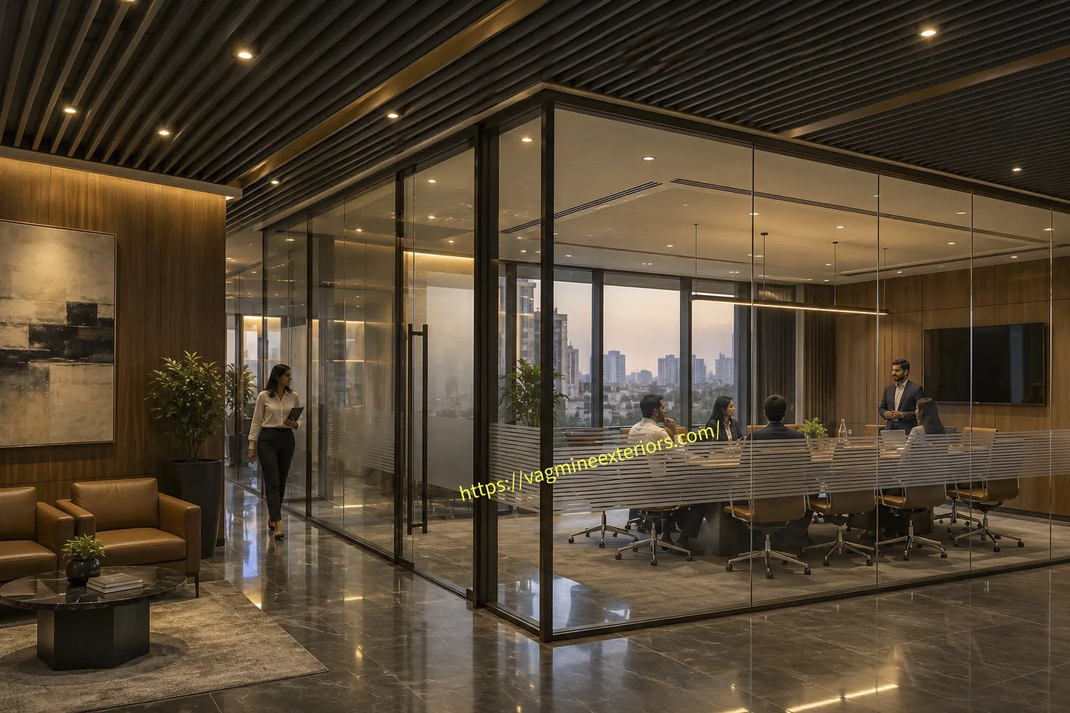 Single Glazed Glass Partition Image 8